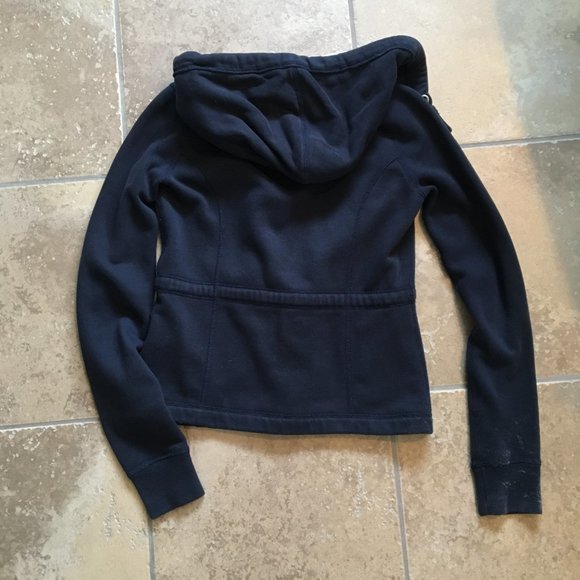 Abercrombie & Fitch Navy Button-up Hoodie - Picture 4 of 7